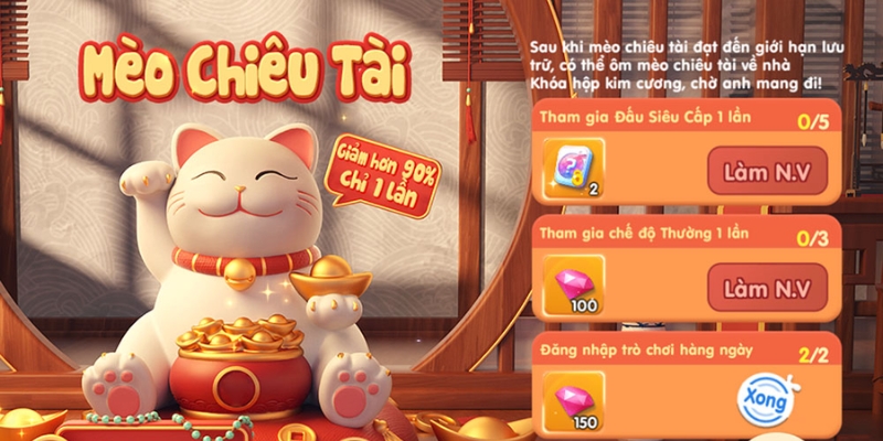 Những mẹo giúp game thủ chơi Mèo Chiêu Tài dễ thắng
